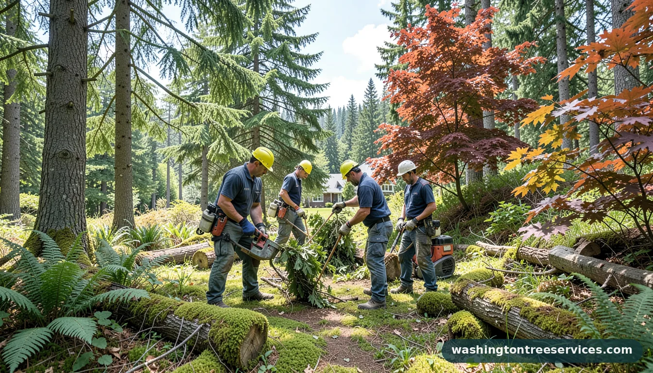 wolfe trees - completed tree work by Washington Tree Services