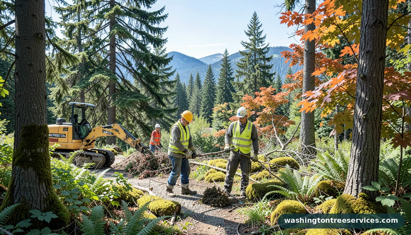 wolftrees con - tree service equipment and crew in Washington