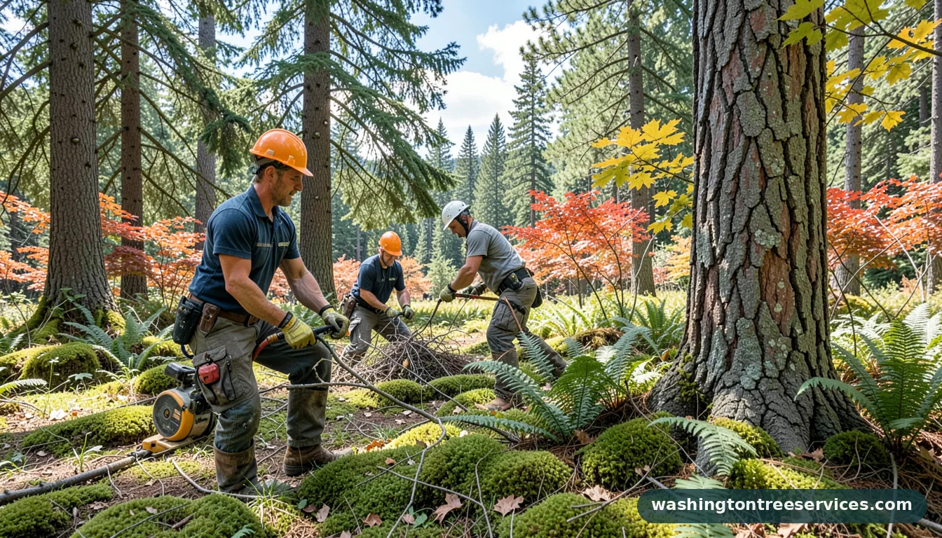 wolftrees con - completed tree work by Washington Tree Services