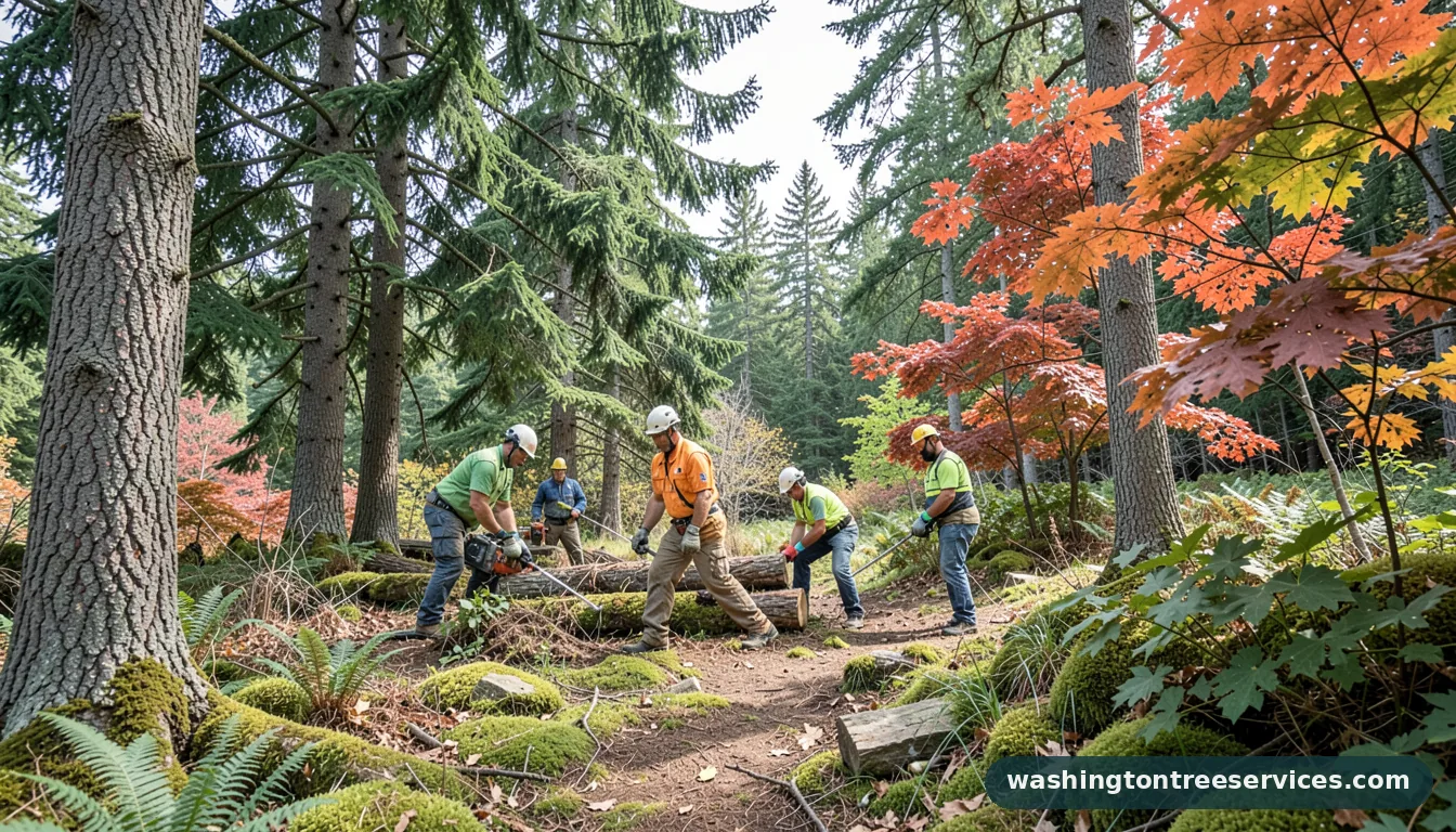 yelp arborist - completed tree work by Washington Tree Services