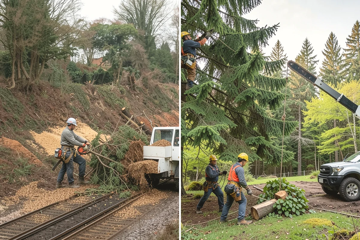 Air spading in Anacortes, Skagit County, WA - Inspect the tree and its site