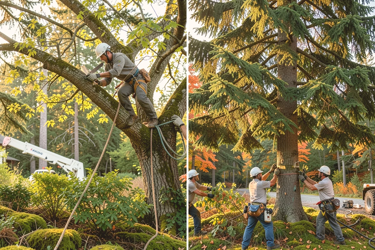 Air spading in Bellevue, King County, WA - Inspect the tree and its site