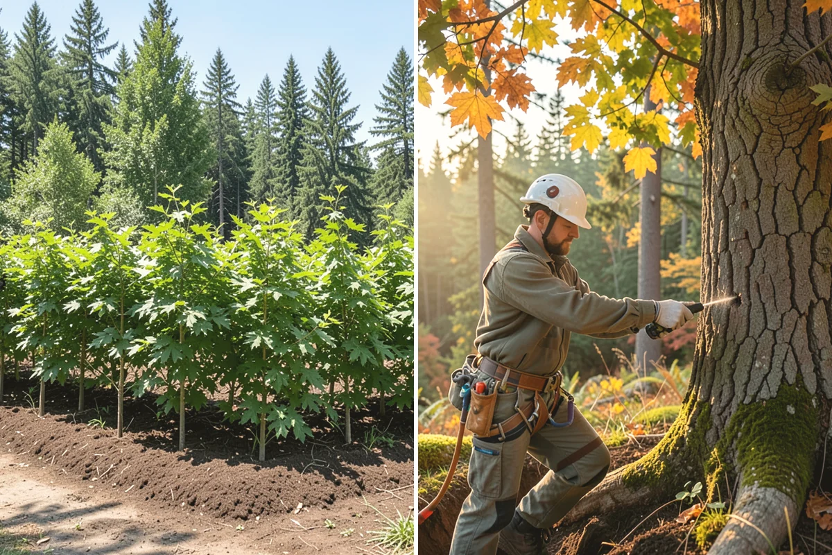 Air spading in Black Diamond, King County, WA - Inspect the tree and its site
