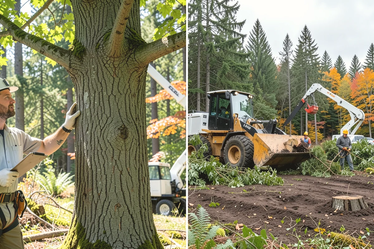Air spading in Burien, King County, WA - Inspect the tree and its site
