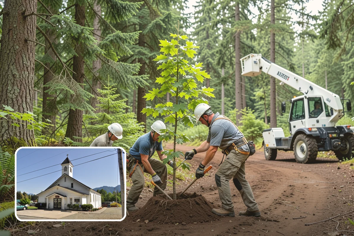 Air spading in Concrete, Skagit County, WA - Supports long-term tree health and stability