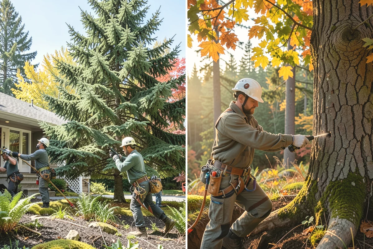 Air spading in Covington, King County, WA - Inspect the tree and its site
