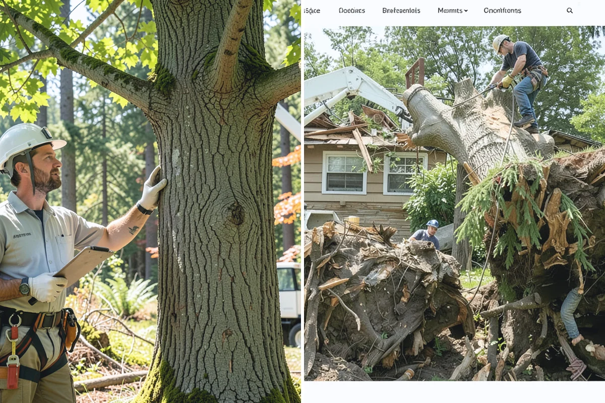 Air spading in Des Moines, King County, WA - Inspect the tree and its site