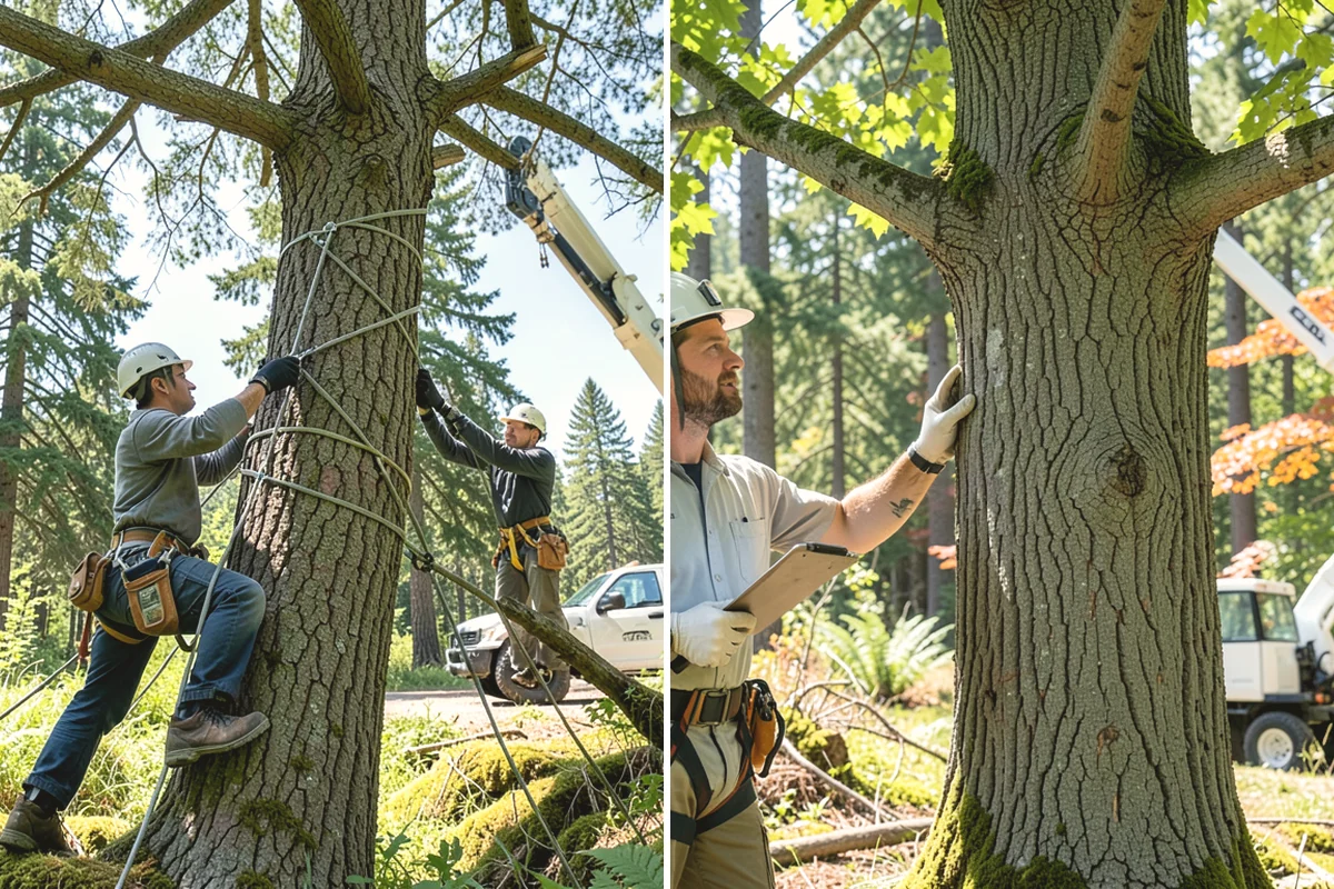 Air spading in Edgewood, Pierce County, WA - Inspect the tree and its site