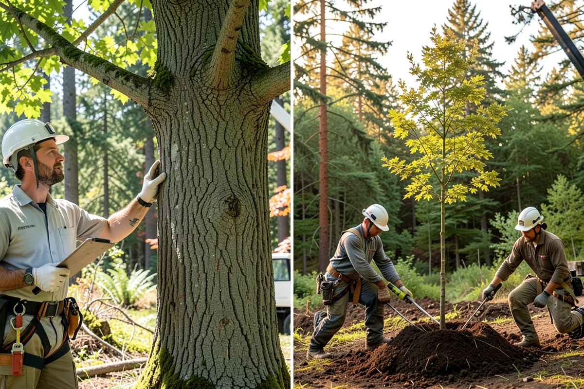 Air spading in Fircrest, Pierce County, WA - Inspect the tree and its site