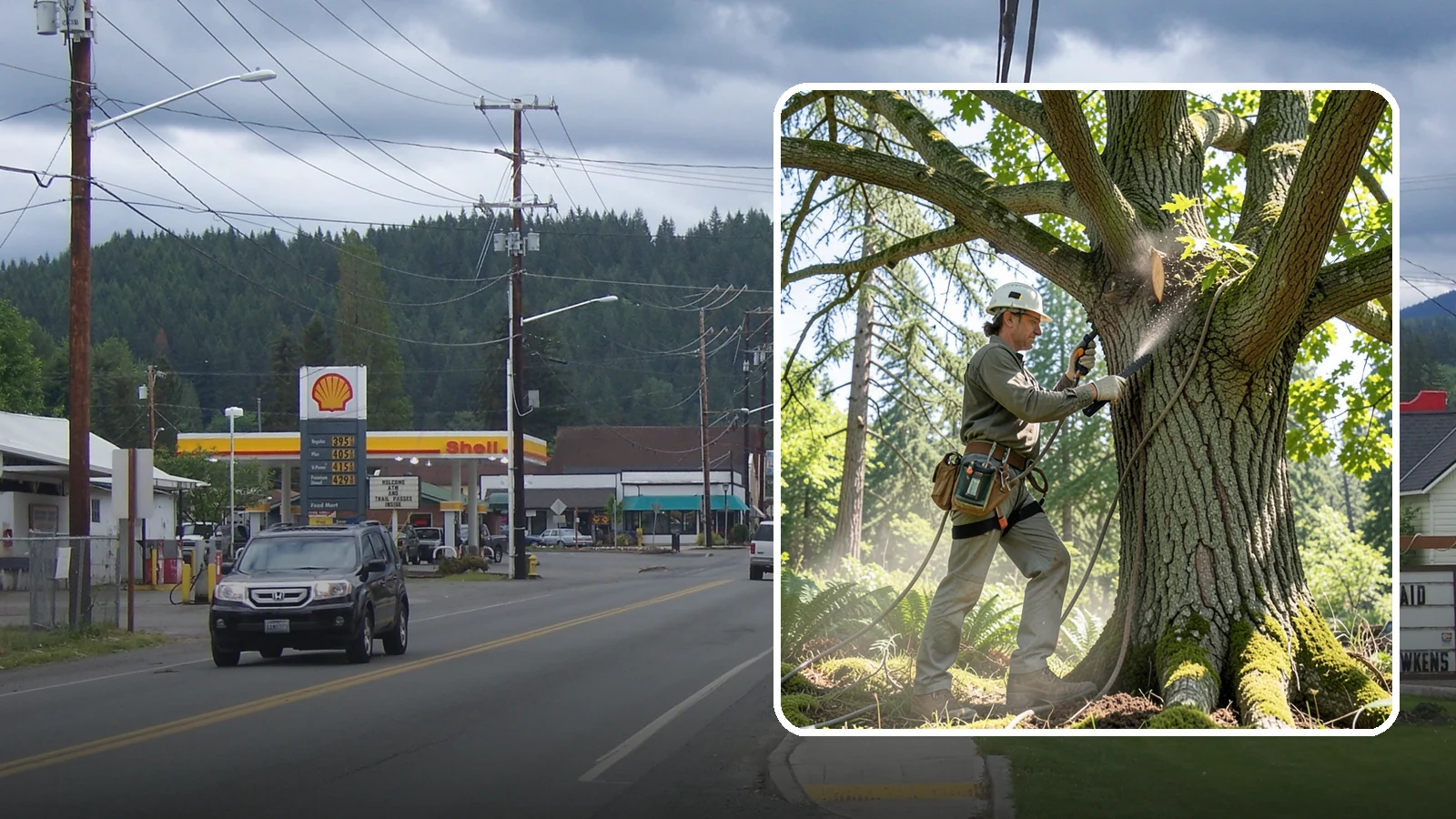Air spading in Granite Falls, Snohomish County, WA - The use of compressed air to excavate soil without harming roots.
