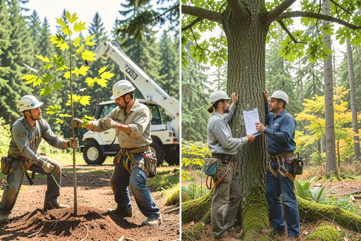 Air spading in Kent, King County, WA - Inspect the tree and its site