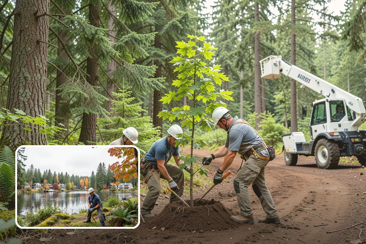 Air spading in La Conner, Skagit County, WA - Supports long-term tree health and stability