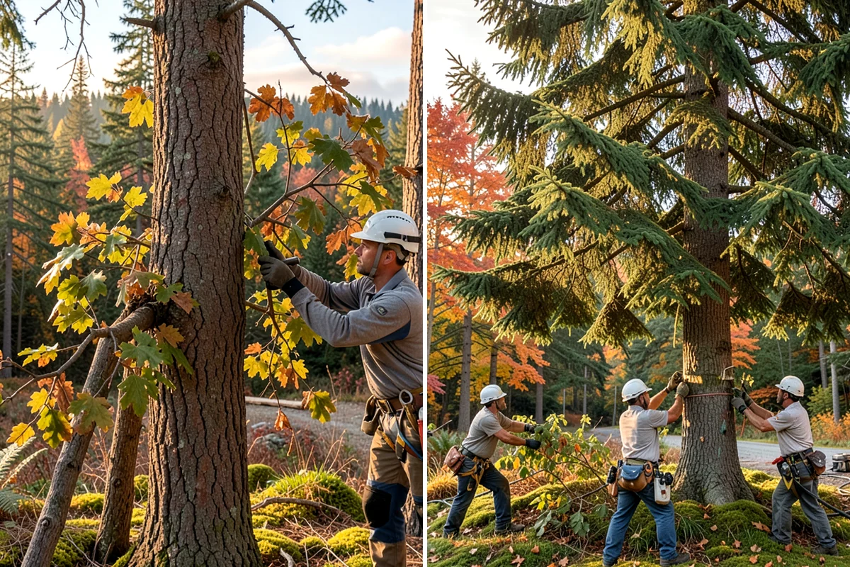 Air spading in Lyman, Skagit County, WA - Inspect the tree and its site