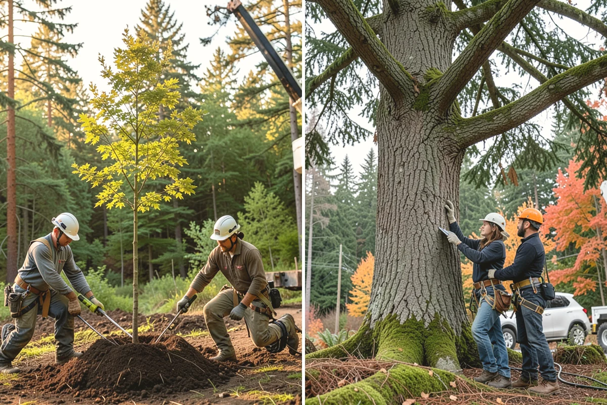 Air spading in Mercer Island, King County, WA - Inspect the tree and its site