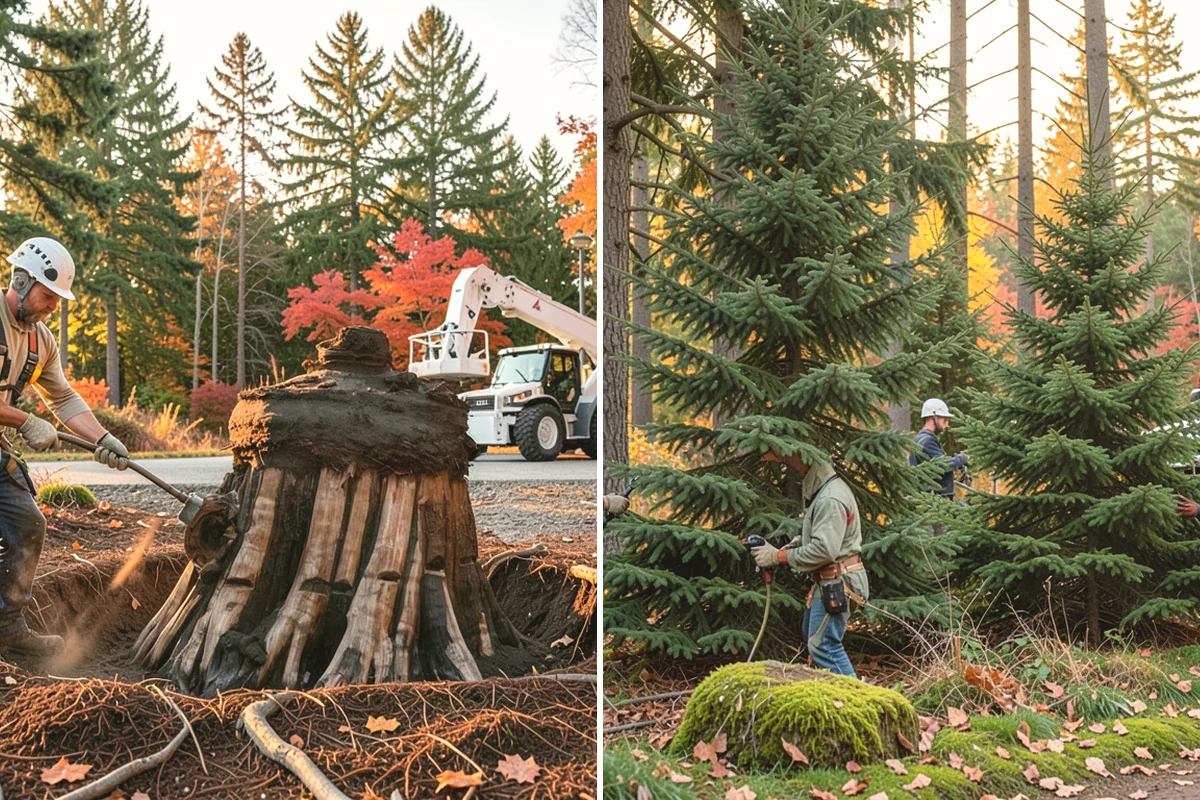 Air spading in Mill Creek, Snohomish County, WA - Inspect the tree and its site
