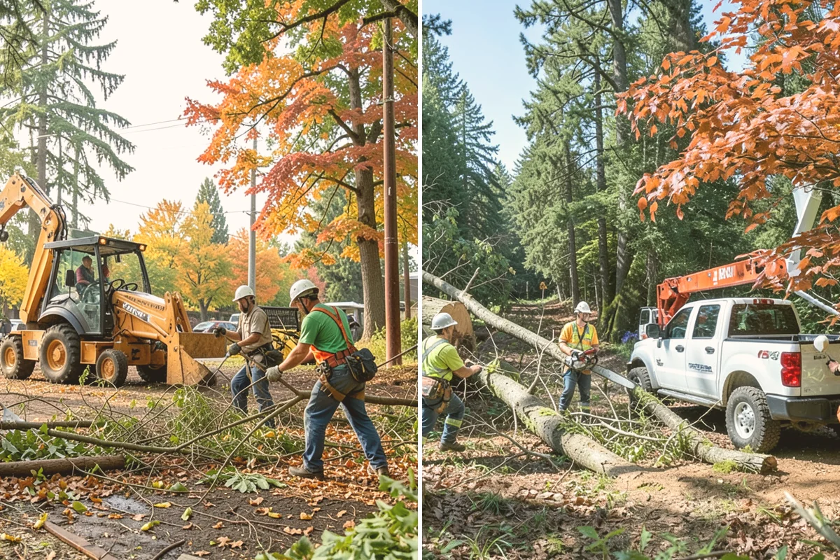 Air spading in Mount Vernon, Skagit County, WA - Inspect the tree and its site