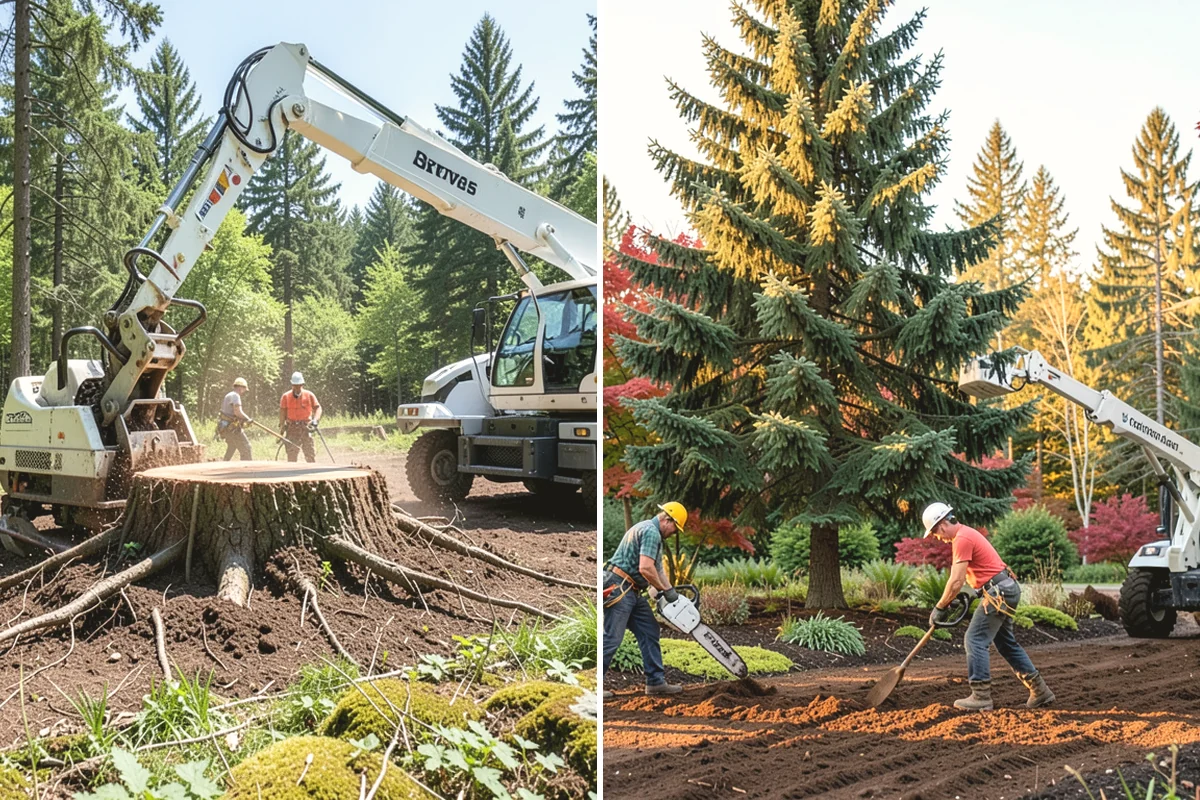 Air spading in North Bend, King County, WA - Inspect the tree and its site