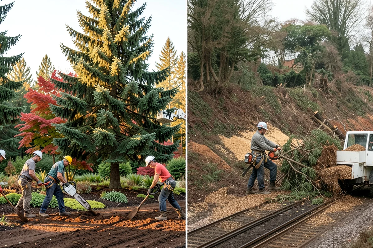 Air spading in SeaTac, King County, WA - Inspect the tree and its site