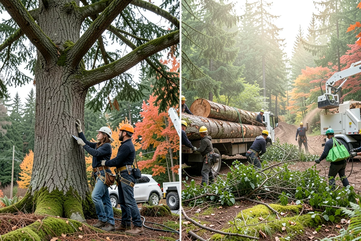 Air spading in Shoreline, King County, WA - Inspect the tree and its site
