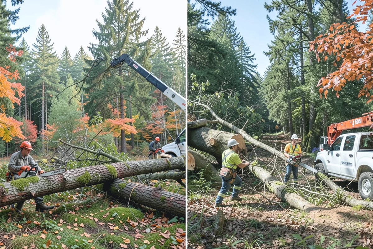 Air spading in Skykomish, King County, WA - Inspect the tree and its site