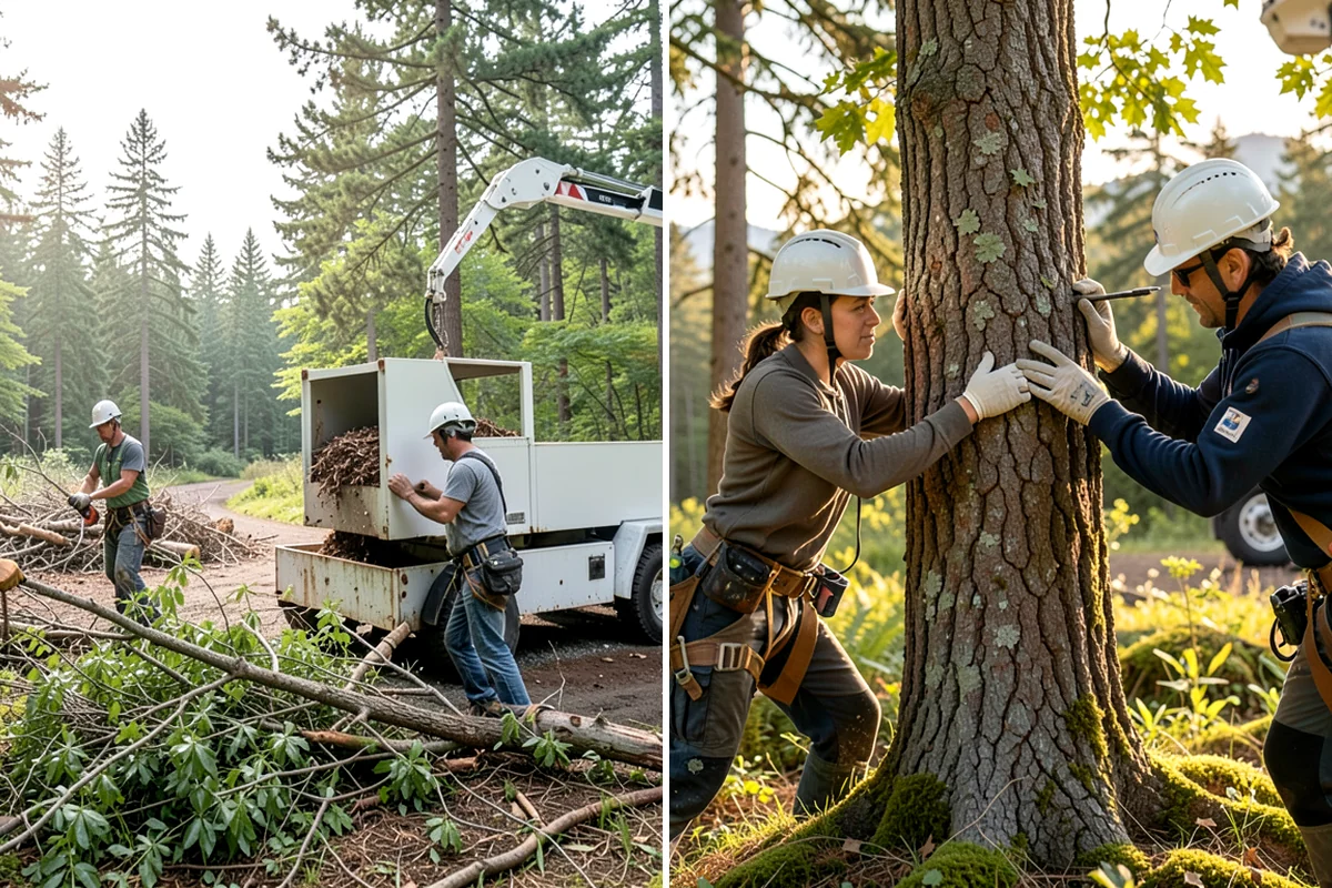 Air spading in Snoqualmie, King County, WA - Inspect the tree and its site