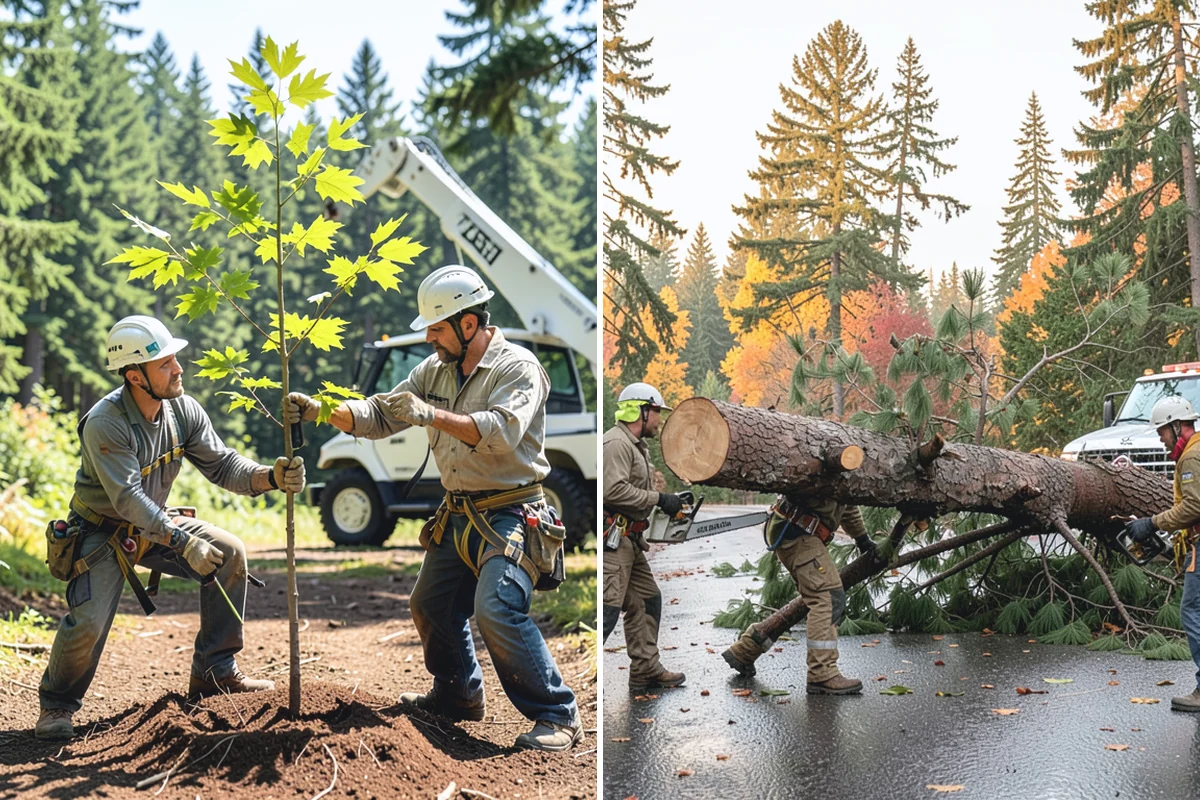 Air spading in South Prairie, Pierce County, WA - Inspect the tree and its site