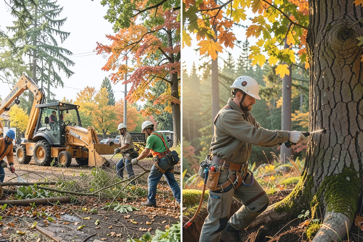 Air spading in Wilkeson, Pierce County, WA - Inspect the tree and its site