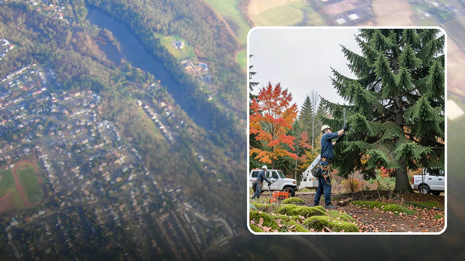 Annual tree maintenance programs in Algona, King County, WA - Scheduled annual maintenance for a property's trees.