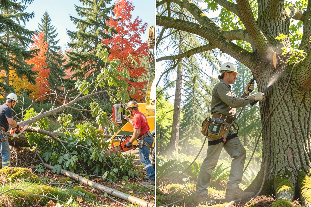Annual tree maintenance programs in Bellevue, King County, WA - Assess the trees and set program goals