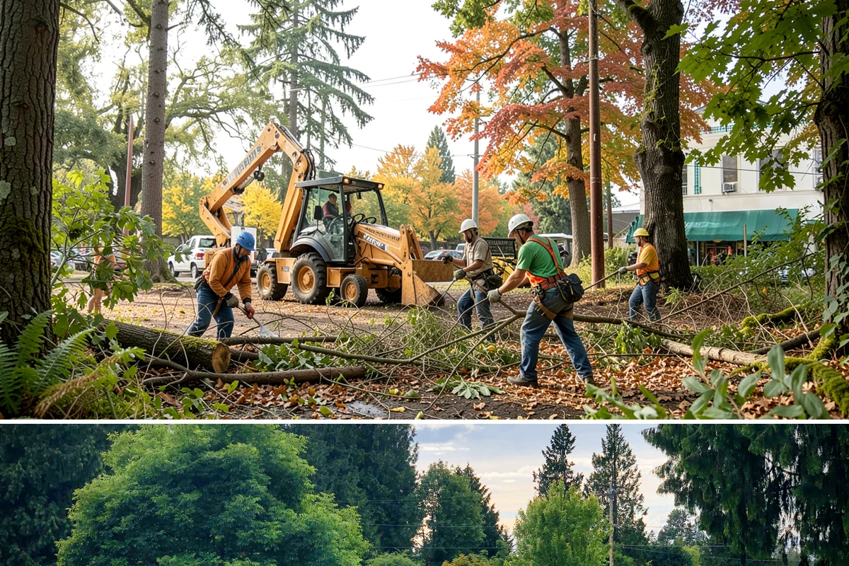 Annual tree maintenance programs in Bonney Lake, Pierce County, WA - Work is performed year-round but scheduled to avoid peak storm seasons that increase safety risks or damage potential during...