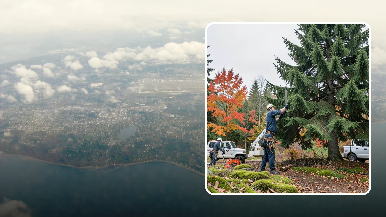 Annual tree maintenance programs in Burien, King County, WA - Scheduled annual maintenance for a property's trees.