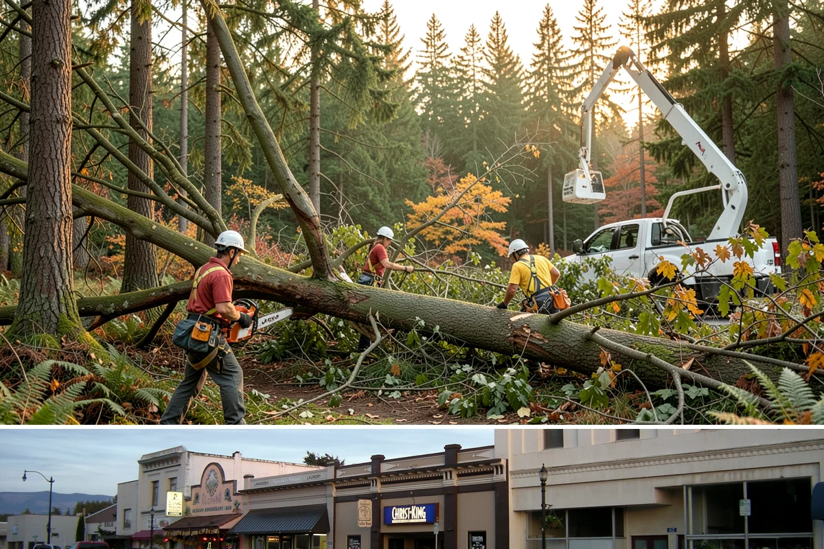 Annual tree maintenance programs in Burlington, Skagit County, WA - Work is performed year-round but scheduled to avoid peak storm seasons that increase safety risks or damage potential during...