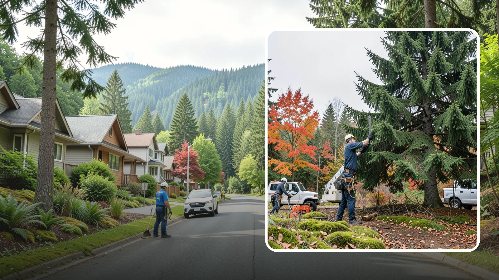 Annual tree maintenance programs in Darrington, Snohomish County, WA - Scheduled annual maintenance for a property's trees.