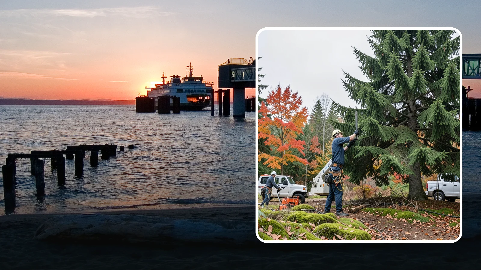 Annual tree maintenance programs in Edmonds, Snohomish County, WA - Scheduled annual maintenance for a property's trees.