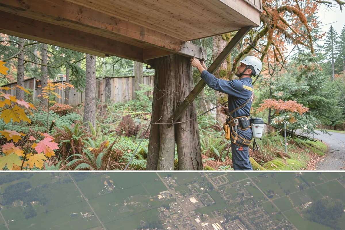 Annual tree maintenance programs in Enumclaw, King County, WA - Work is performed year-round but scheduled to avoid peak storm seasons that increase safety risks or damage potential during...