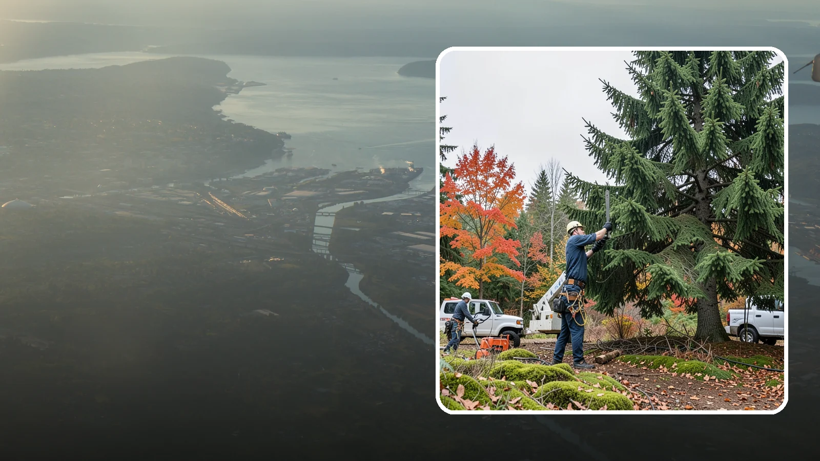 Annual tree maintenance programs in Fife, Pierce County, WA - Scheduled annual maintenance for a property's trees.