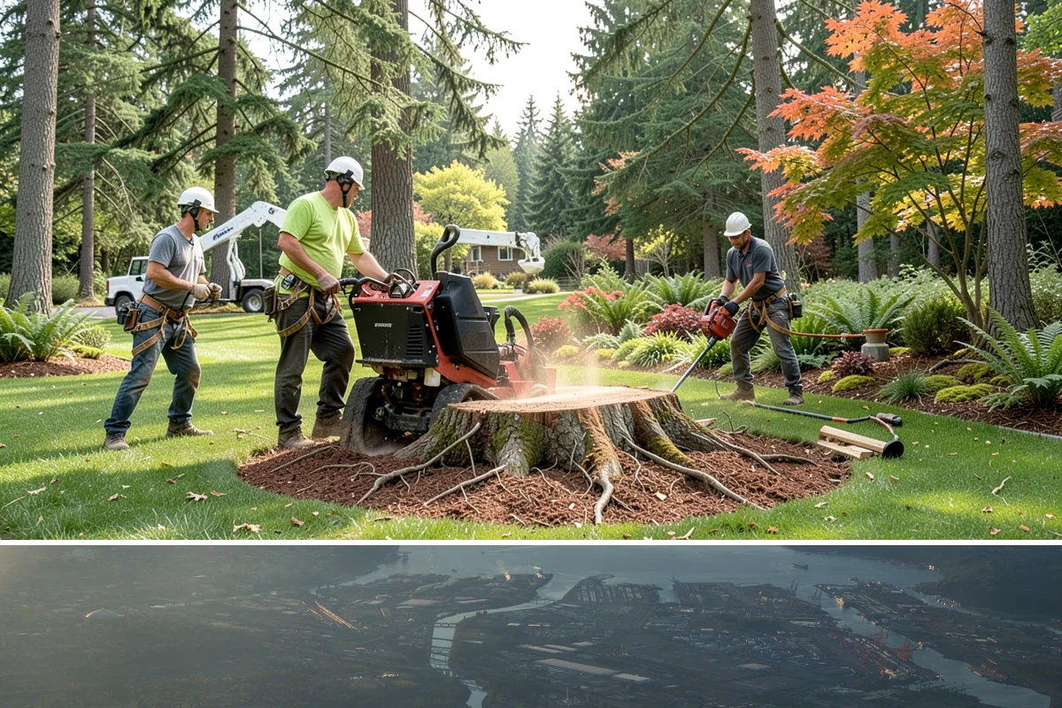 Annual tree maintenance programs in Fife, Pierce County, WA - Work is performed year-round but scheduled to avoid peak storm seasons that increase safety risks or damage potential during...