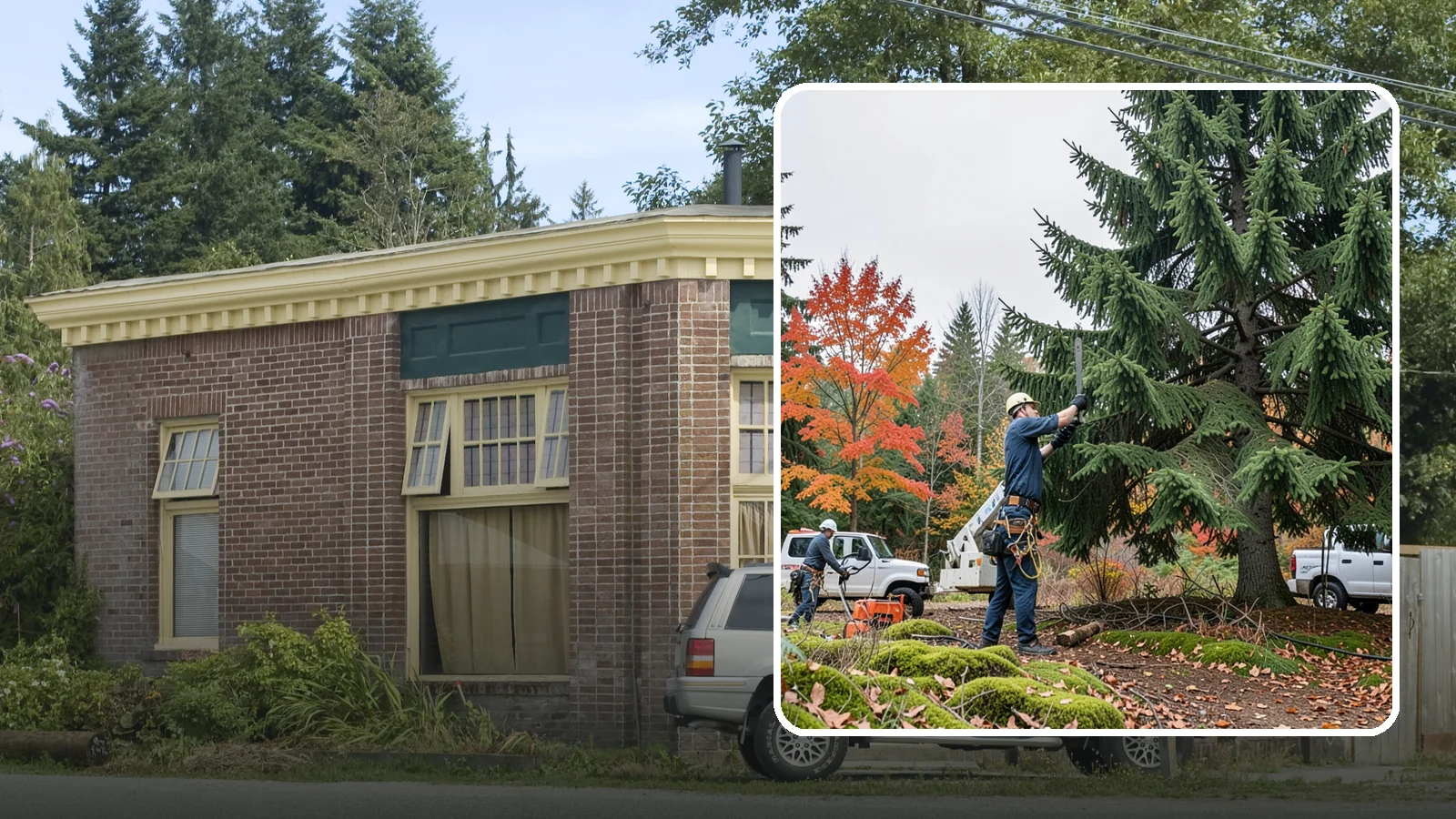 Annual tree maintenance programs in Hamilton, Skagit County, WA - Scheduled annual maintenance for a property's trees.