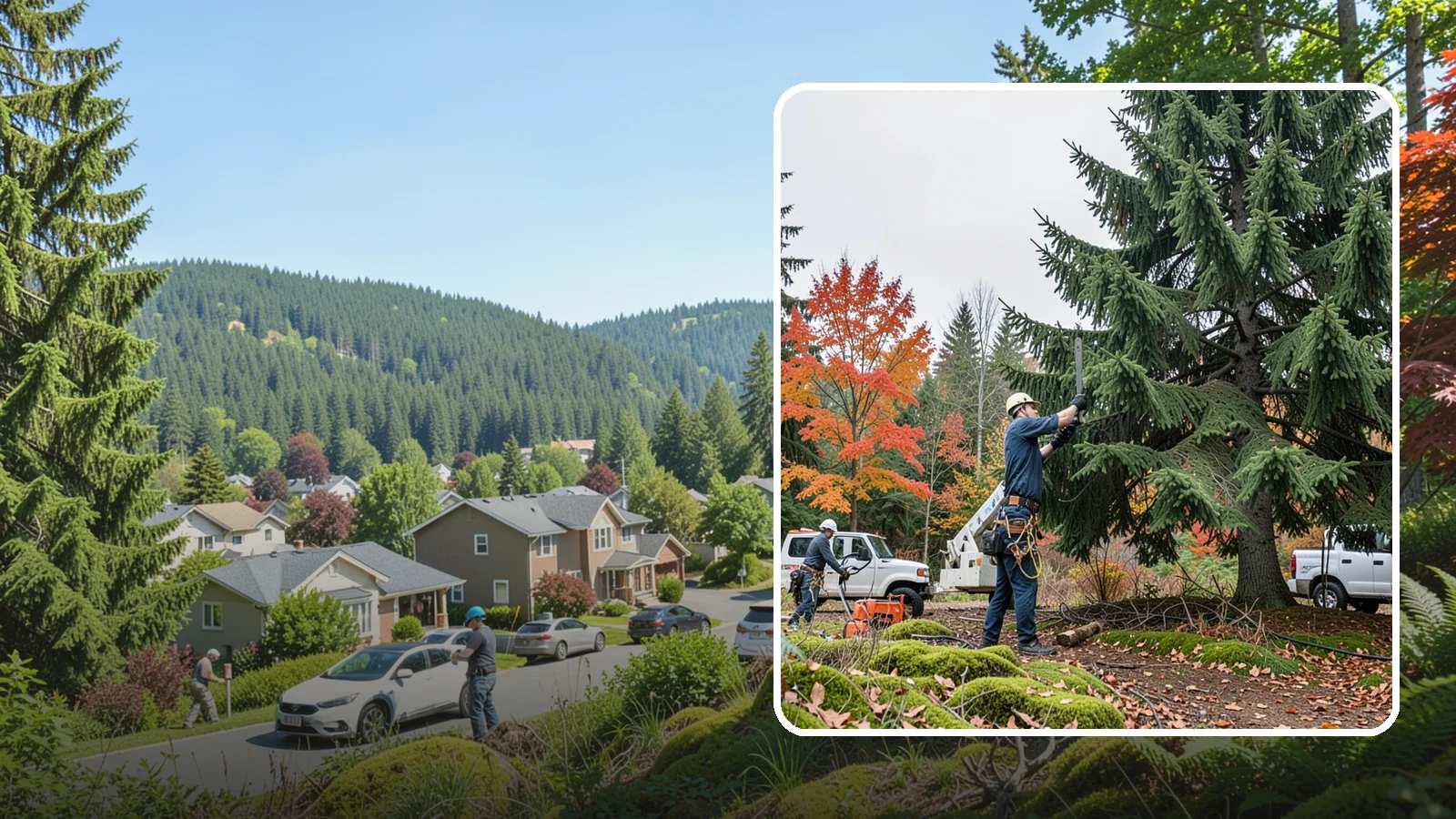 Annual tree maintenance programs in Index, Snohomish County, WA - Scheduled annual maintenance for a property's trees.