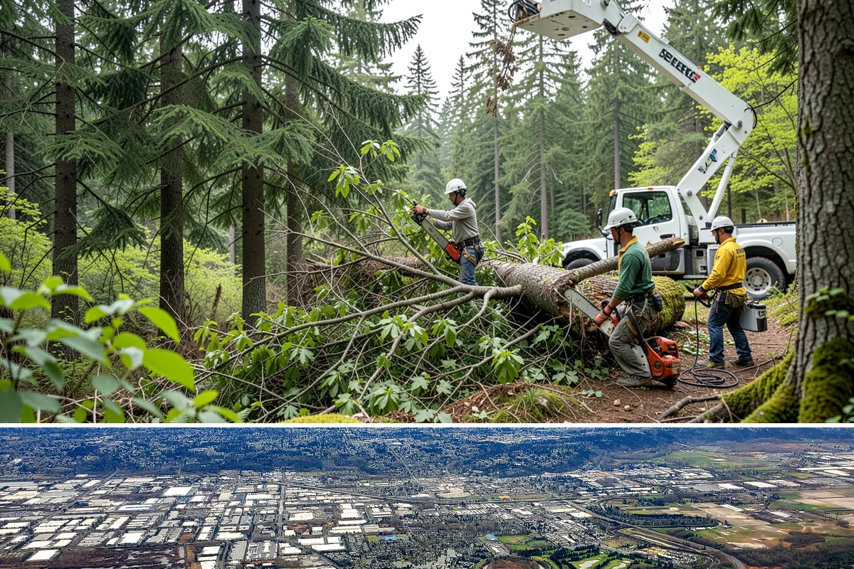 Annual tree maintenance programs in Kent, King County, WA - Work is performed year-round but scheduled to avoid peak storm seasons that increase safety risks or damage potential during...