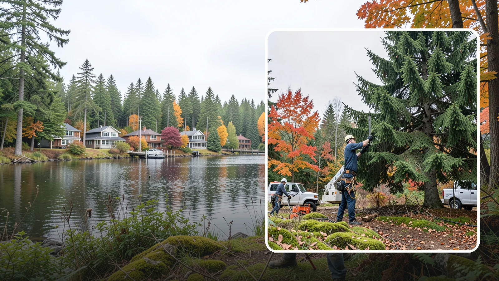 Annual tree maintenance programs in La Conner, Skagit County, WA - Scheduled annual maintenance for a property's trees.