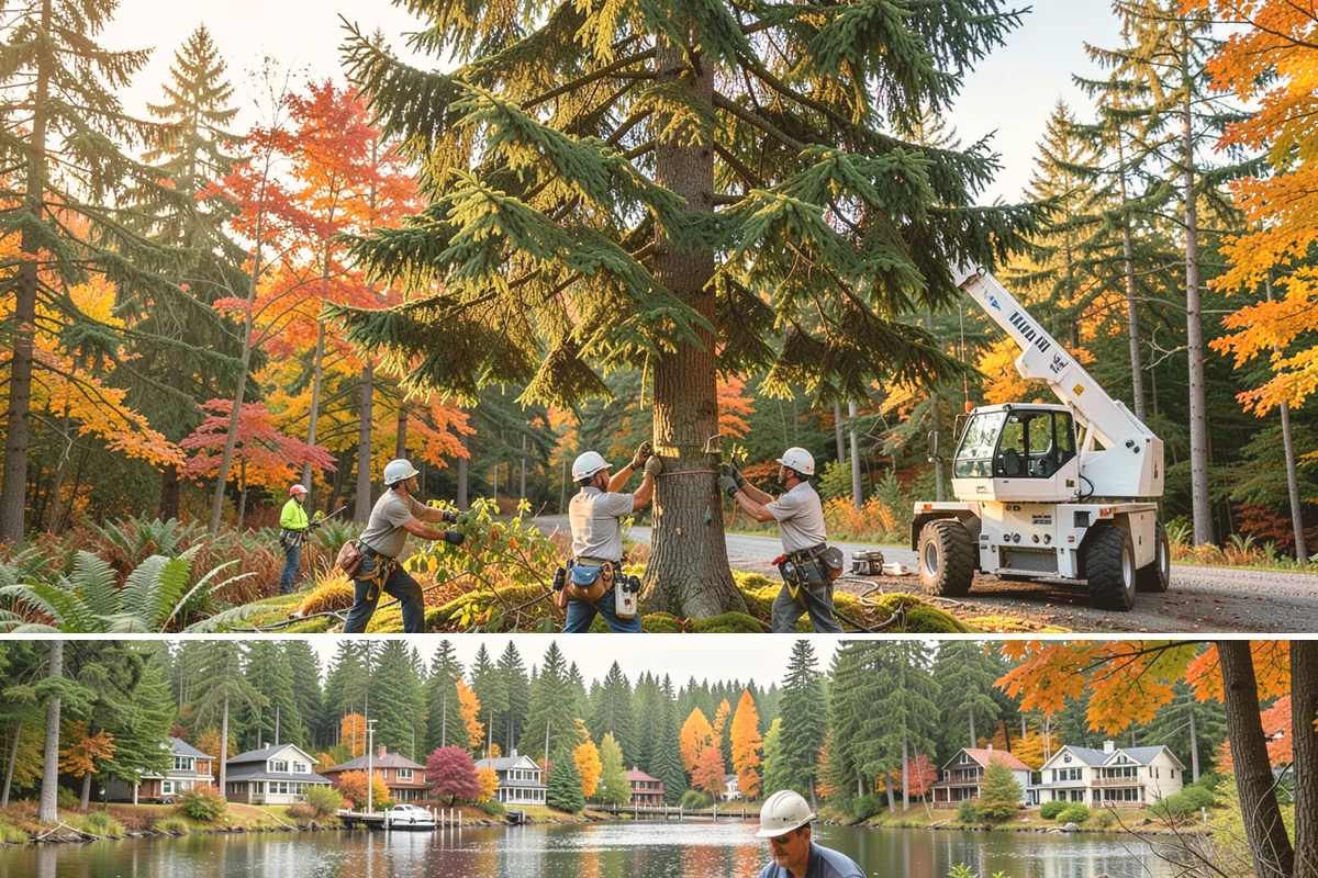 Annual tree maintenance programs in La Conner, Skagit County, WA - Work is performed year-round but scheduled to avoid peak storm seasons that increase safety risks or damage potential during...
