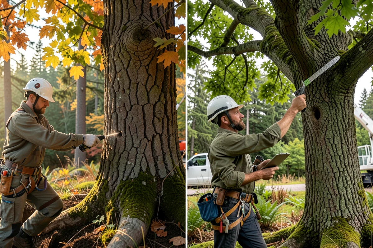 Annual tree maintenance programs in Lake Forest Park, King County, WA - Assess the trees and set program goals