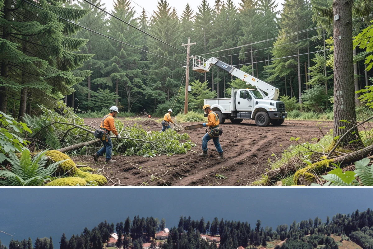Annual tree maintenance programs in Lakewood, Pierce County, WA - Work is performed year-round but scheduled to avoid peak storm seasons that increase safety risks or damage potential during...