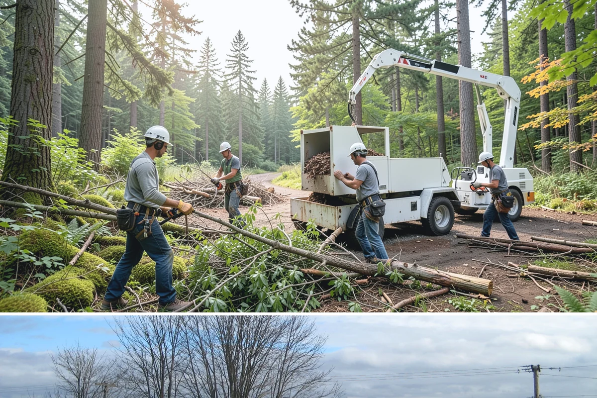 Annual tree maintenance programs in Langley, Island County, WA - Work is performed year-round but scheduled to avoid peak storm seasons that increase safety risks or damage potential during...