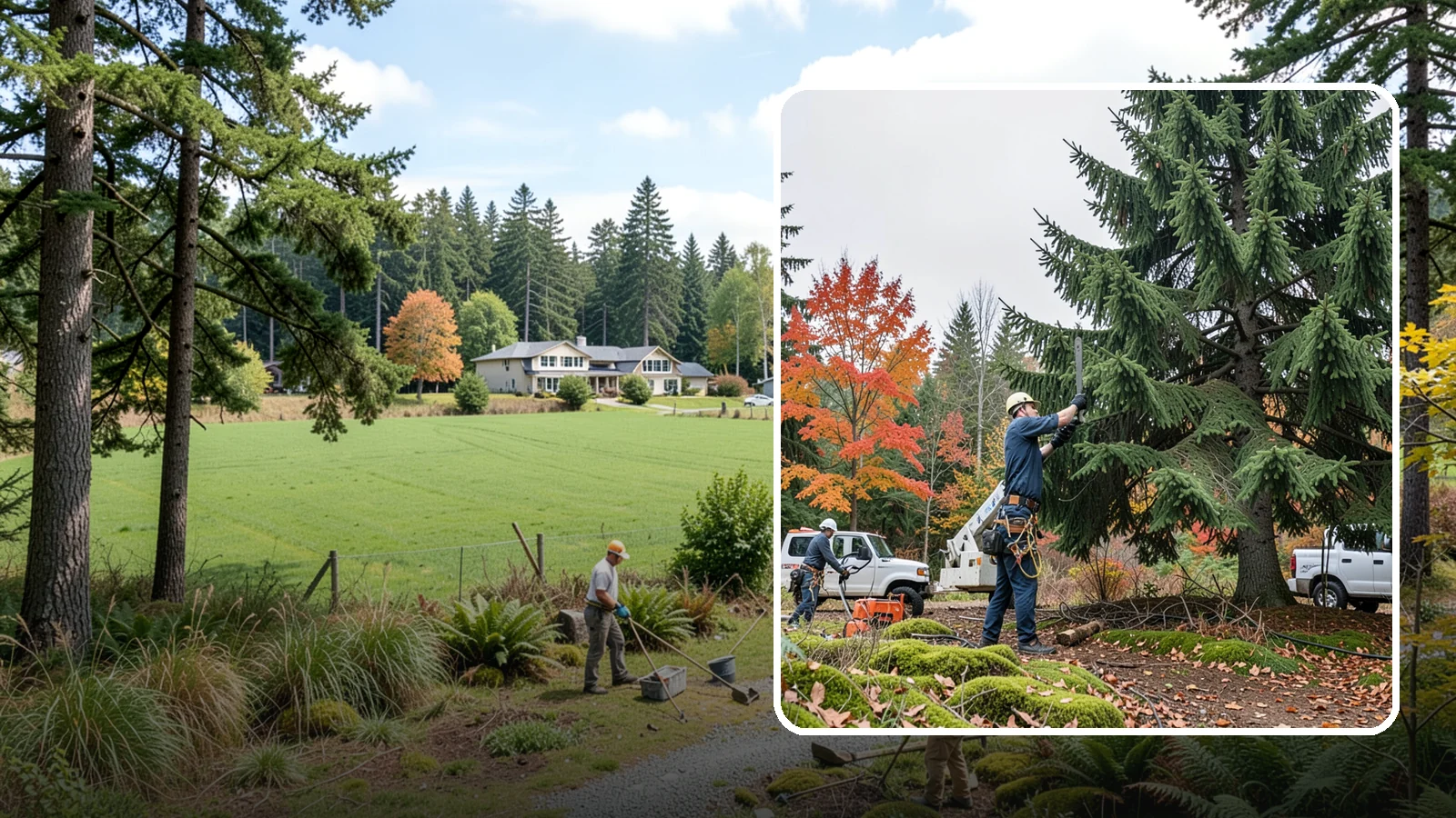Annual tree maintenance programs in Lyman, Skagit County, WA - Scheduled annual maintenance for a property's trees.