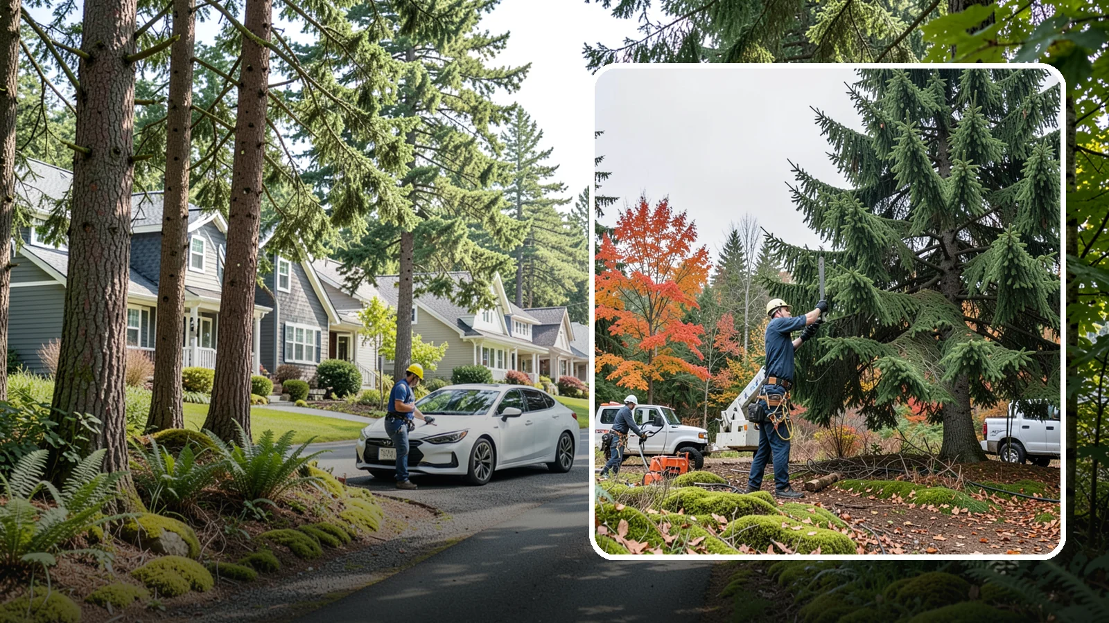 Annual tree maintenance programs in Normandy Park, King County, WA - Scheduled annual maintenance for a property's trees.