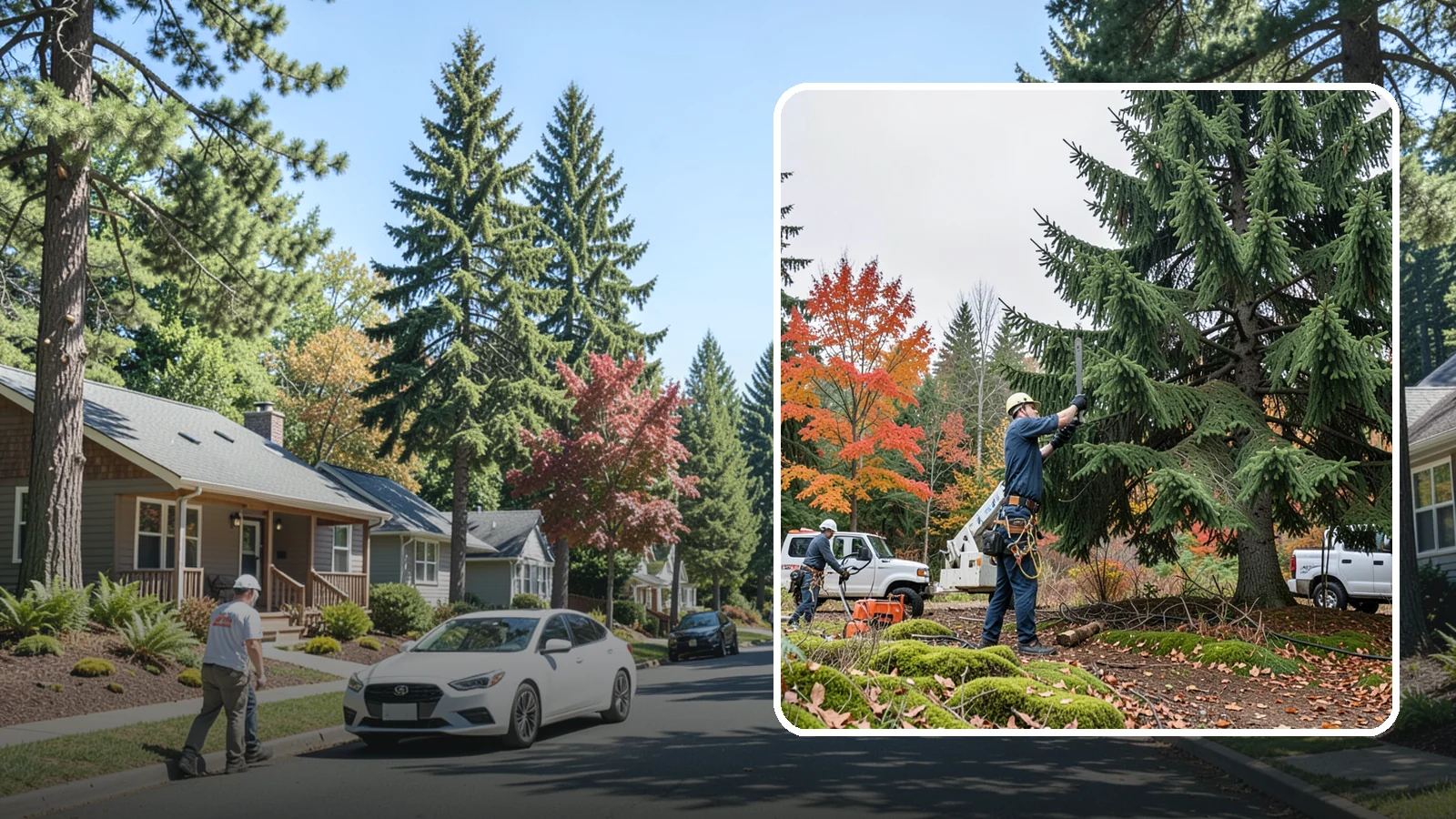 Annual tree maintenance programs in Orting, Pierce County, WA - Scheduled annual maintenance for a property's trees.