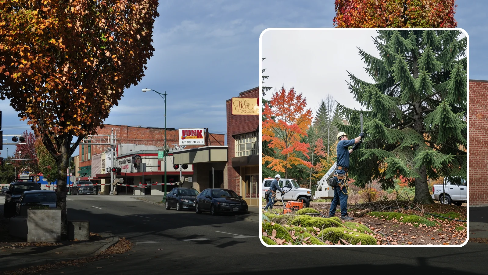 Annual tree maintenance programs in Puyallup, Pierce County, WA - Scheduled annual maintenance for a property's trees.