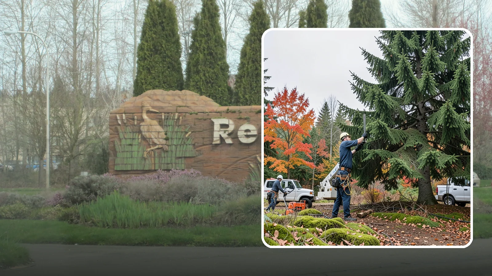Annual tree maintenance programs in Renton, King County, WA - Scheduled annual maintenance for a property's trees.